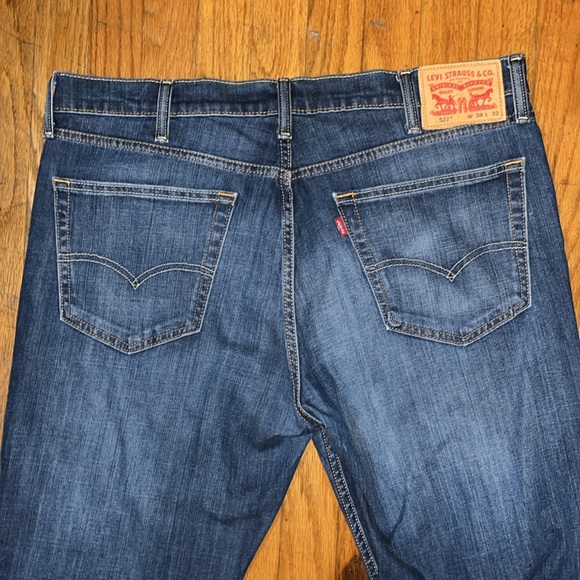 Levi's 527 Blue Bootcut Denim Jeans Classic Style size 38 - Picture 13 of 14
